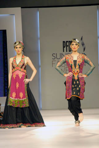 Fashion Designer Nickie Nina at PFDC Sunsilk Fashion Week Lahore