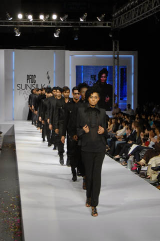 Pakistani Fashion Designer Emraan Rajput at PFDC Sunsilk Fashion Week