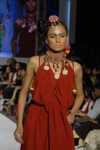 Pakistani Fashion Designer Fnk Asia at PFDC Sunsilk Fashion Week