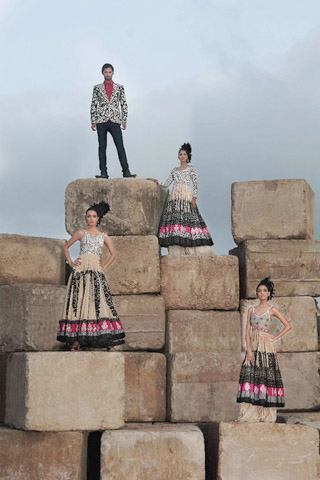 Umar Sayeed fashion dresses 2011