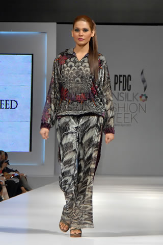 Yahsir Waheed Latest 2011 Collection at PFDC Sunsilk Fashion Week 2011
