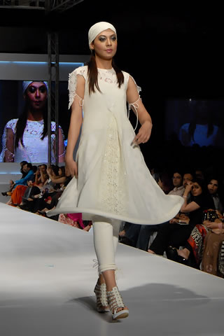 Pakistani Designer Sahar Atif at PFDC Sunsilk Fashion Week 2011 Lahore
