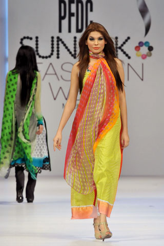 Sobia Nazir at PFDC Sunsilk Fashion Week Lahore 2011