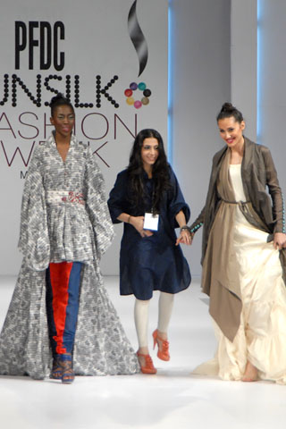 Pakistani Fashion Designer Teejays at PFDC Sunsilk Fashion Week