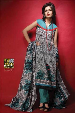 Spring Lawn Collection 2012 by Alkaram, Summer Lawn Collection 2012