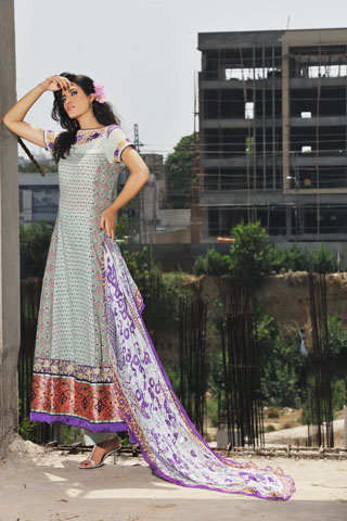 Brocade Summer Lawn Collection 2012 by Lala Textiles