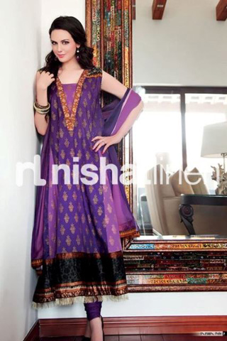 Festive Eid Lawn Collection 2012 By Nishat Linen