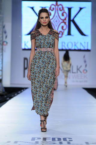 Fouzia Aman at PFDC Sunsilk Fashion Week 2012 Day 4