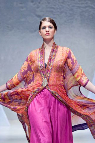 Lala Textiles Summer Collection at Pakistan Fashion Week London 2012