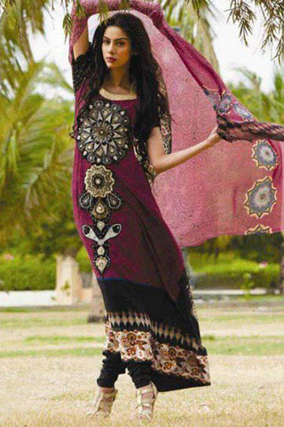 Mahiymaan Designer - Eid Collection 2012 by Al Zohaib Textiles