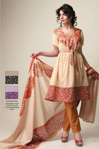 Summer Lawn Collection 2012 Vol 1 by Al Karam, Summer Collection 2012
