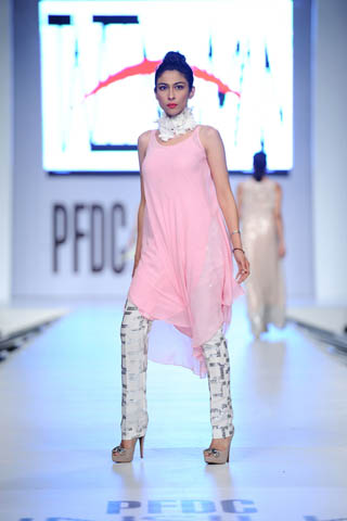 Meesha Shafi at PFDC Sunsilk Fashion Week 2012 Day 1