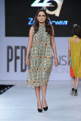 Zonia Anwaar at PFDC Sunsilk Fashion Week 2012 Day 2