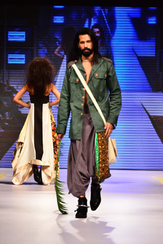 Bina Sultan at Karachi Fashion Week 2011