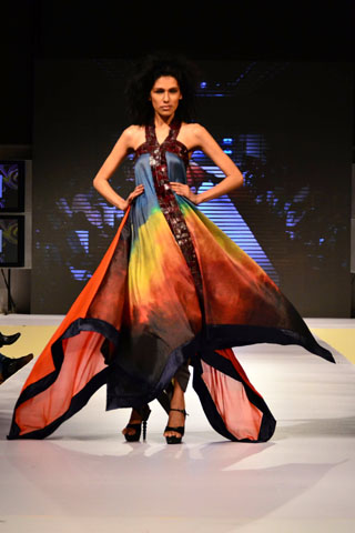 Bina Sultan at Karachi Fashion Week 2011