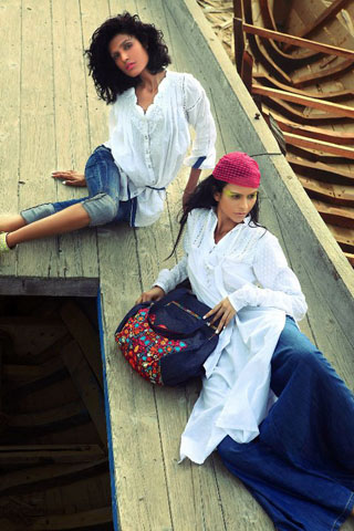 Khaadi White on White Summer Collection 2011
