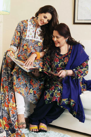 Latest Mother's Collection 2011 by Nishat