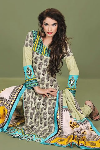 Sana Samia Latest Winter Collection 2012 By Lala Textiles