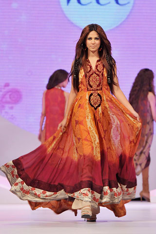 Shamaeel Ansari Collection at Veet Beauty Celebration 2011