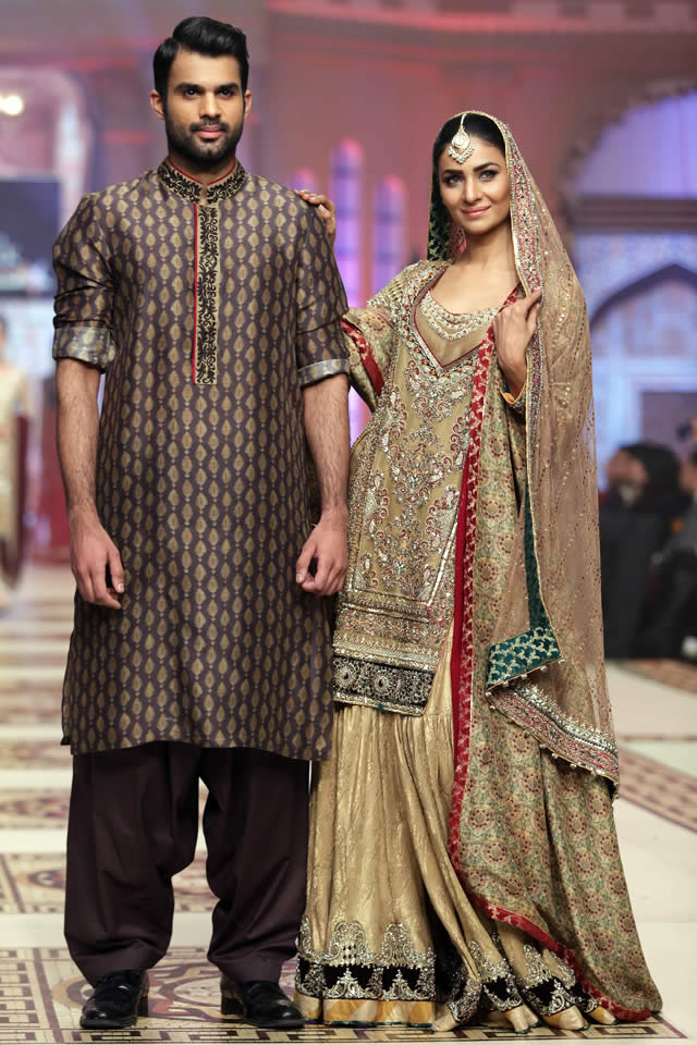 Asifa & Nabeel Bridal Klah Collection 2014 TBCW