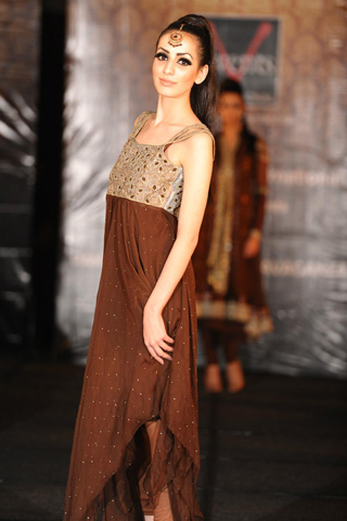 B'ZMA Collection at Pakistan Fashion Extravaganza 2012, Rust Collection by Bisma Ahmed