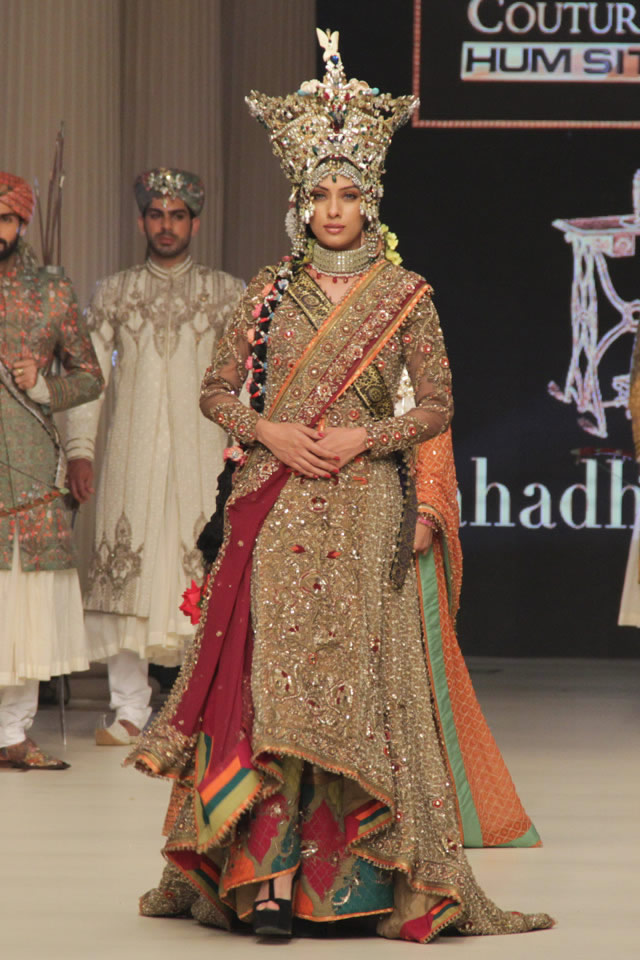 Fahad Hussayn Latest Bridal 2014 Nautanki Rani Collection