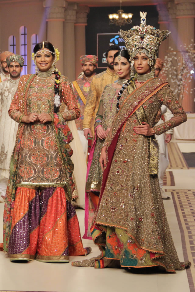 Nautanki Rani Fahad Hussayn 2014 Bridal Collection