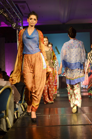Faiza Samee at Pakistan Fashion Extravaganza London 2013