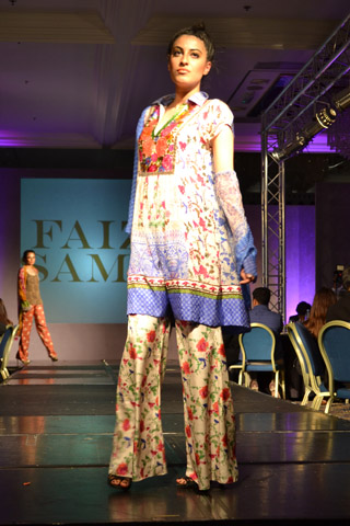 Faiza Samee at Pakistan Fashion Extravaganza London 2013