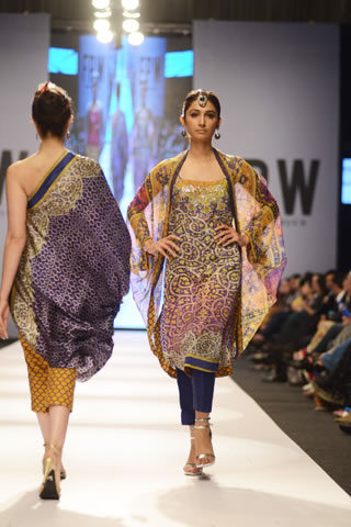 Gul Ahmed Lamis Digital Silk FPW Spring Collection