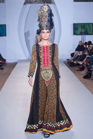 Lala Textiles Collection at Pakistan Fashion Week 3 London 2012, PFW 3