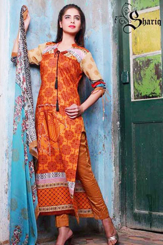Shariq Textiles Libas Crinkle Lawn Spring Collection