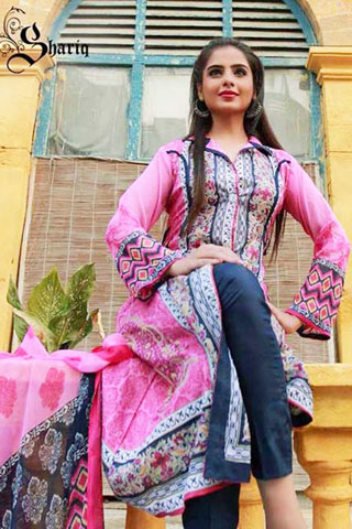 Shariq Textiles Spring Libas Crinkle Lawn Collection