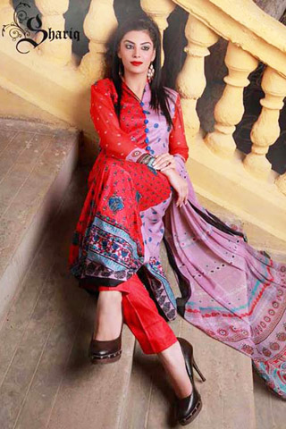Libas Crinkle Lawn Shariq Textiles Spring Collection