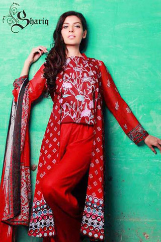 Libas Crinkle Lawn Spring Shariq Textiles 2014 Collection