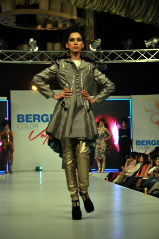 Fahad Hussayn 2013 Berger Color Vogue Fashion Show Collection