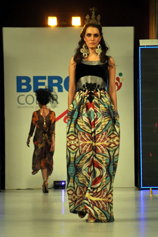 Fahad Hussayn Latest Berger Color Vogue Fashion Show Collection