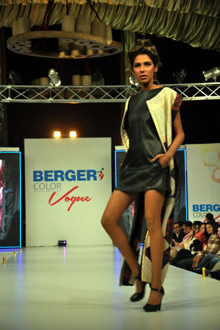 Latest Fahad Hussayn 2013 Berger Color Vogue Fashion Show Collection