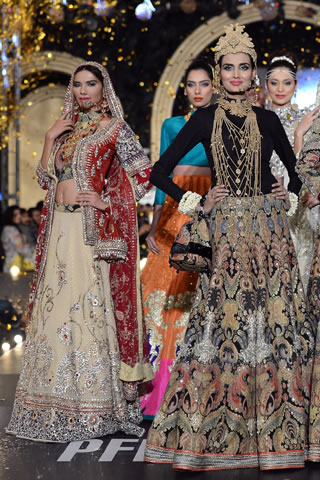 Pakistani Bridal Dresses by Ali Xeeshan 2013