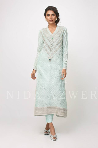 Pakistani Formal Dresses by Nida Azwer