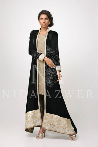 Pakistani Winter Dresses by Nida Azwer