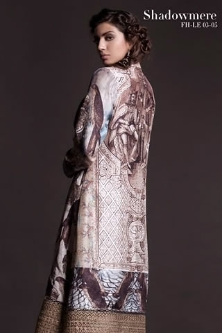 Fahad Hussayn Latest 2013 Silk Collection