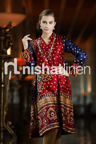 Ready To Wear Latest Nishat Linen 2014 Collection