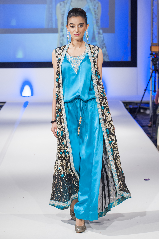 2014 Pakistan Fashion Extravaganza Sana Abbas Collection