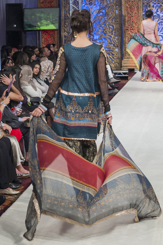 Shariq Textiles Latest PFWL 2014 Bridal Collection