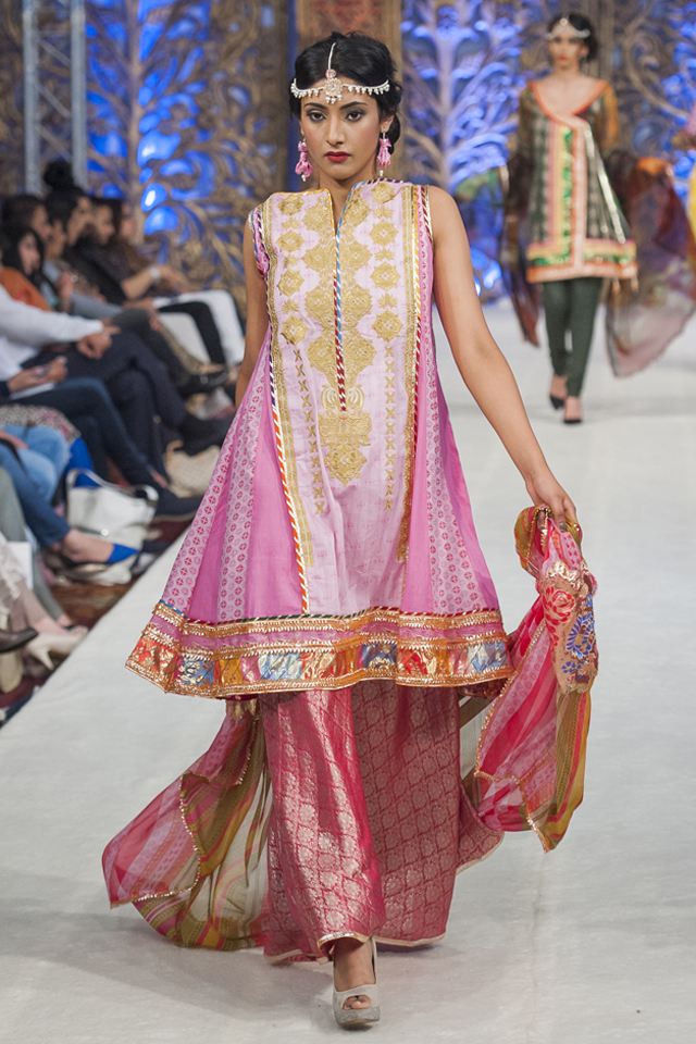 2014 Latest PFWL Shariq Textiles Bridal Collection