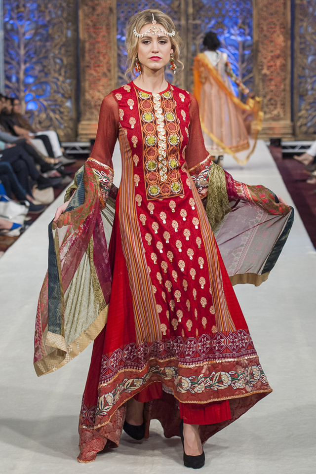 PFWL Latest Shariq Textiles 2014 Collection