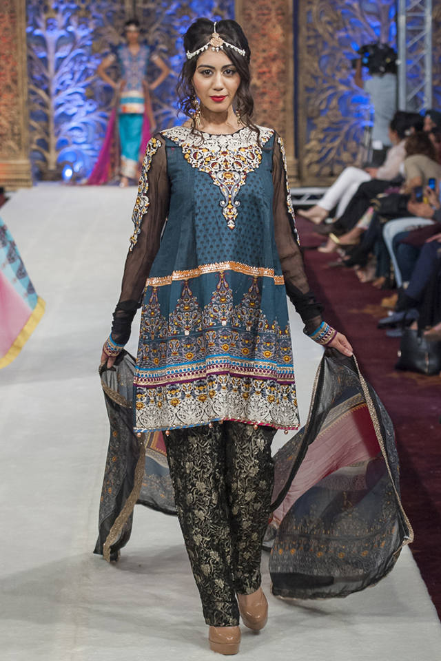 Shariq Textiles Bridal 2014 PFWL Collection