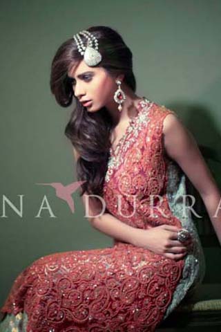 Formal Party Wear Tena Durrani 2014 Collection