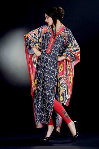 Turkish & Ikat Winter Collection 2012 by Khaadi, Winter Collection 2012
